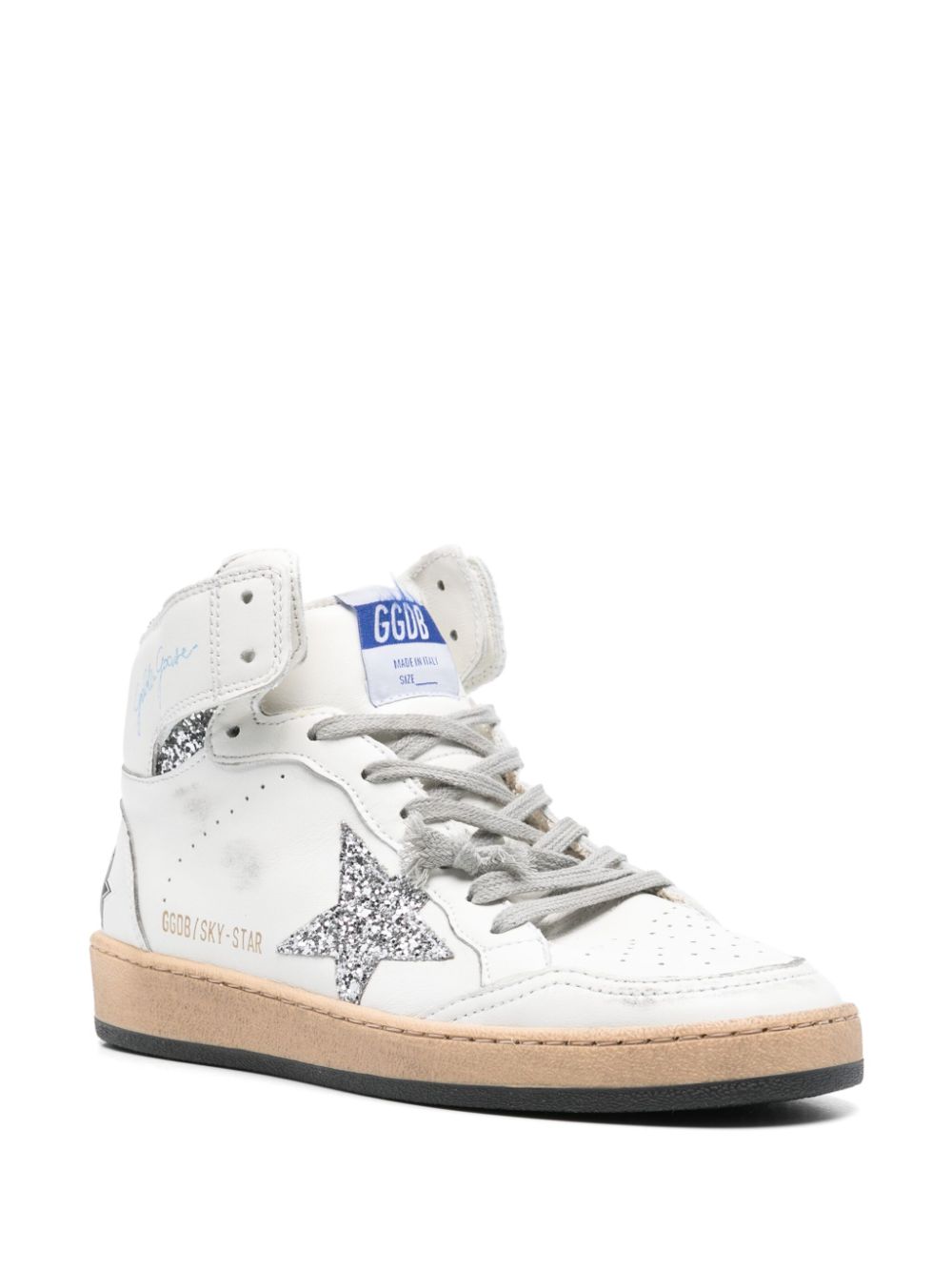 Golden Goose Sneakers met glitterdetails - Wit