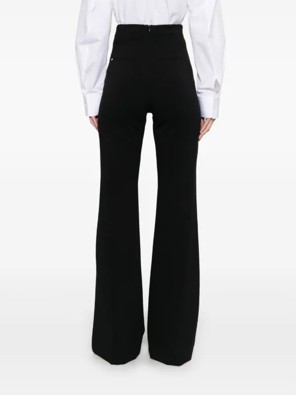 【送料&関税込】SportMax Olea High-waisted Trousers High-waisted scuba jersey trousers, black | Sportmax