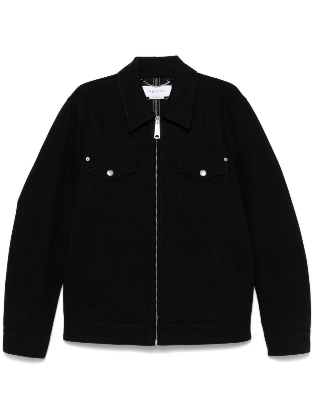 Alexander McQueen denim jacket - Black