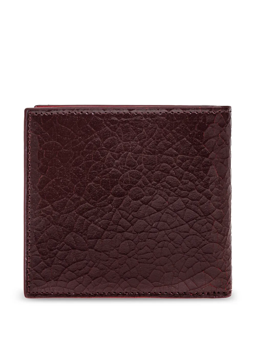 Alexander McQueen logo-lettering cardholder - Rood