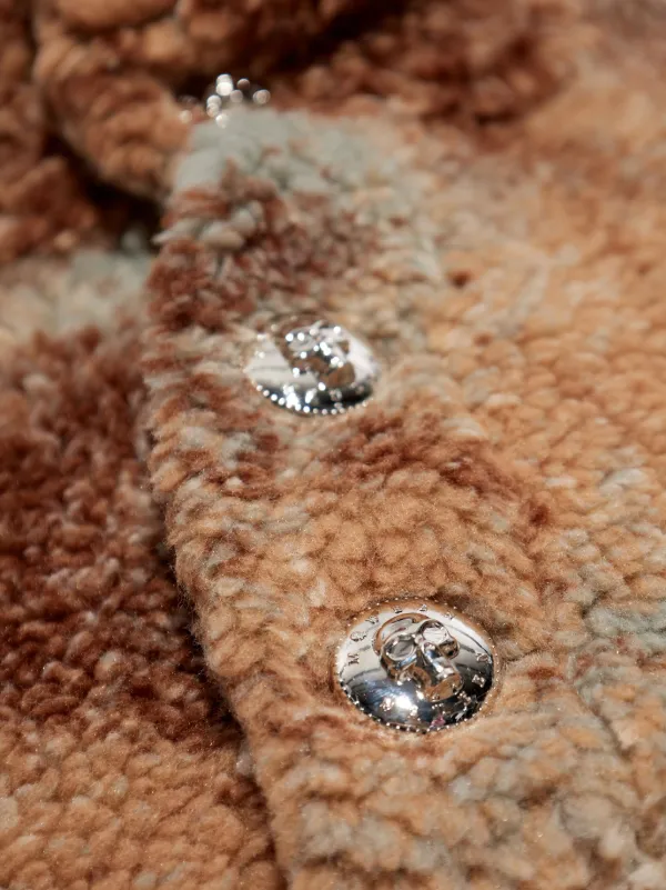 Alexander McQueen シアリングジャケット | ブラウン | FARFETCH JP