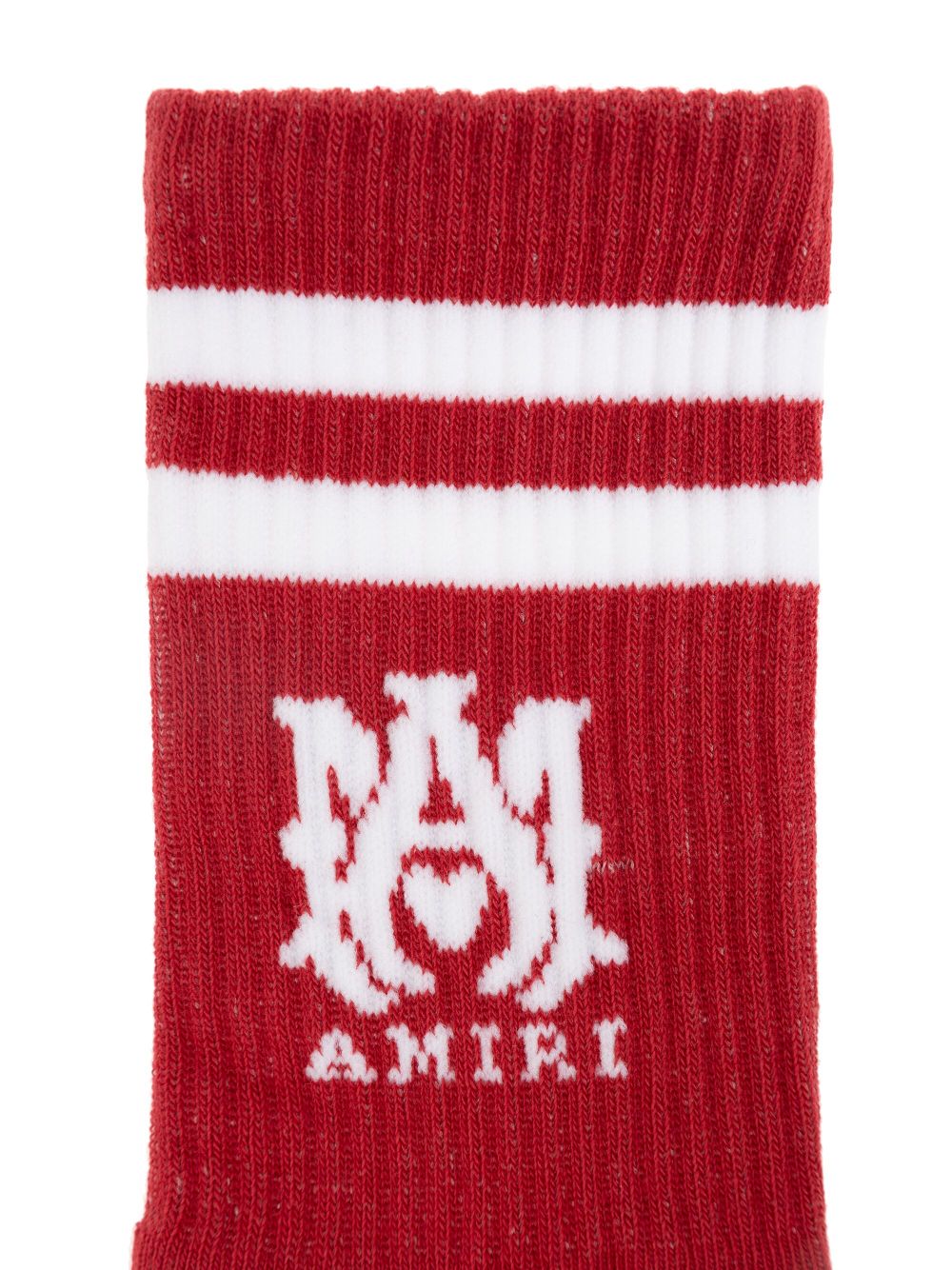 AMIRI KIDS intarsia-knit socks - Red