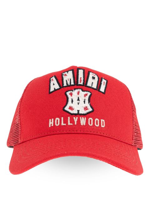 AMIRI logo-appliqué cap