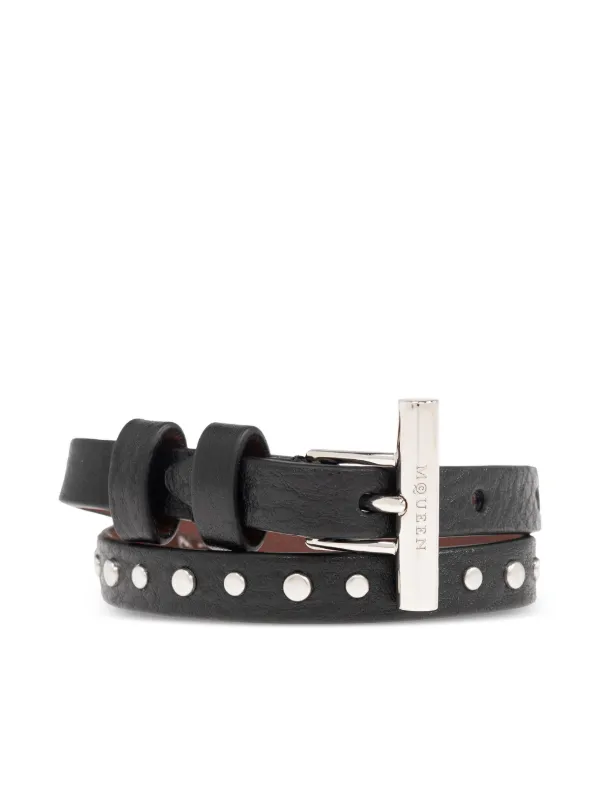 Alexander McQueen レザー ブレスレット | シルバートーン | FARFETCH JP