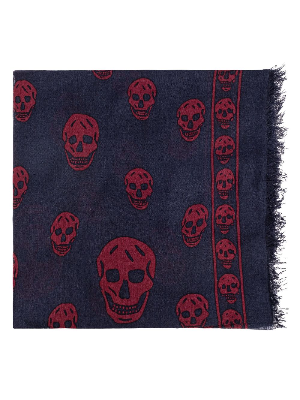 skull-print scarf