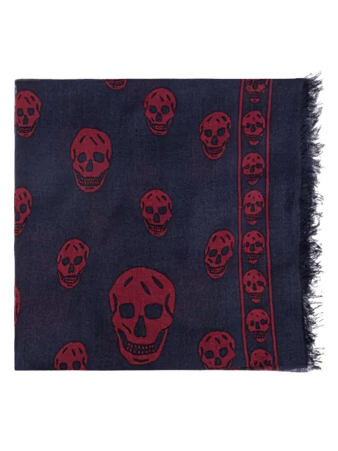 Alexander McQueen skull-print scarf