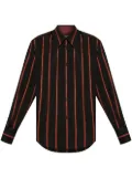 Alexander McQueen striped shirt - Black