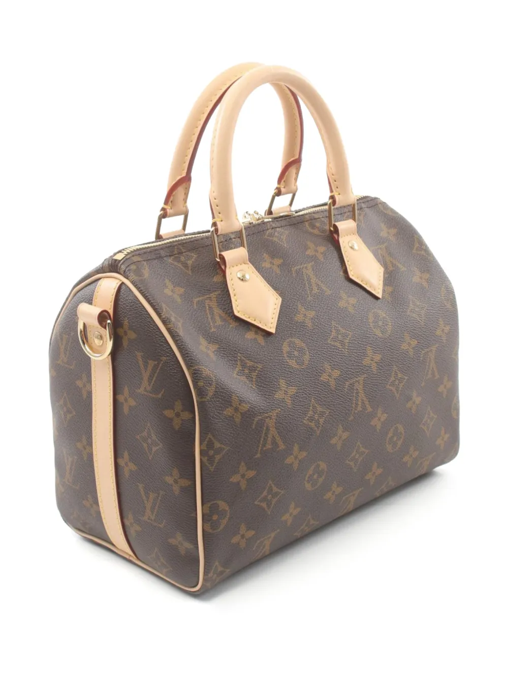 Louis Vuitton Pre-Owned 2021 Speedy 25 Bandouliere two-way handbag - Bruin