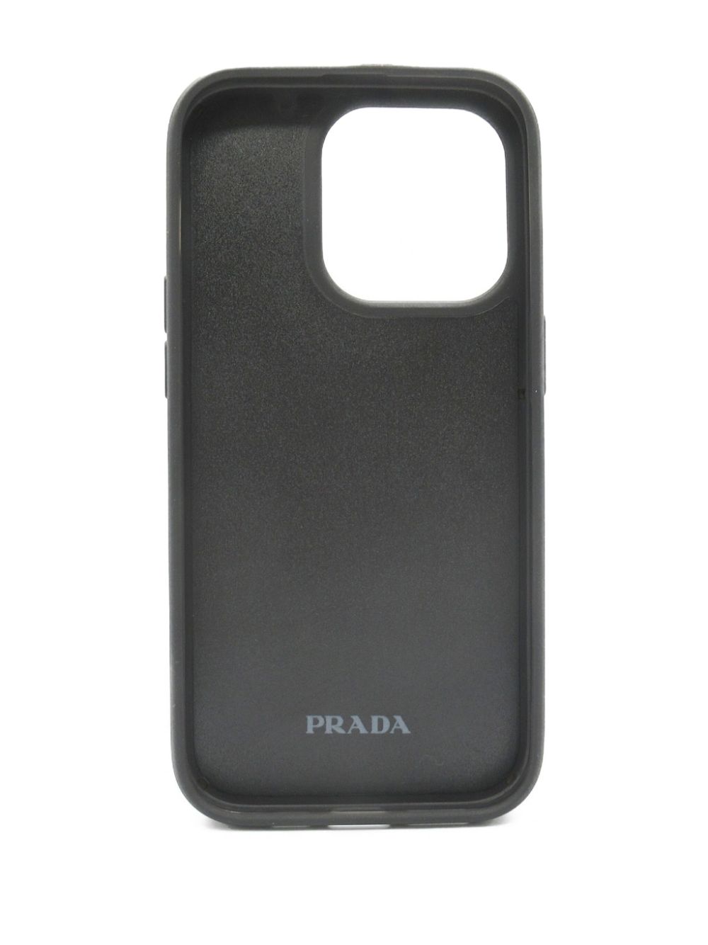 Prada Pre-Owned 2010s triangle-logo iPhone 14 case - Zwart