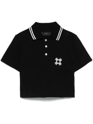トップス AMIRI quad polo xs Amiri Ma Quad Cotton Polo Shirt | Saks Fifth Avenue