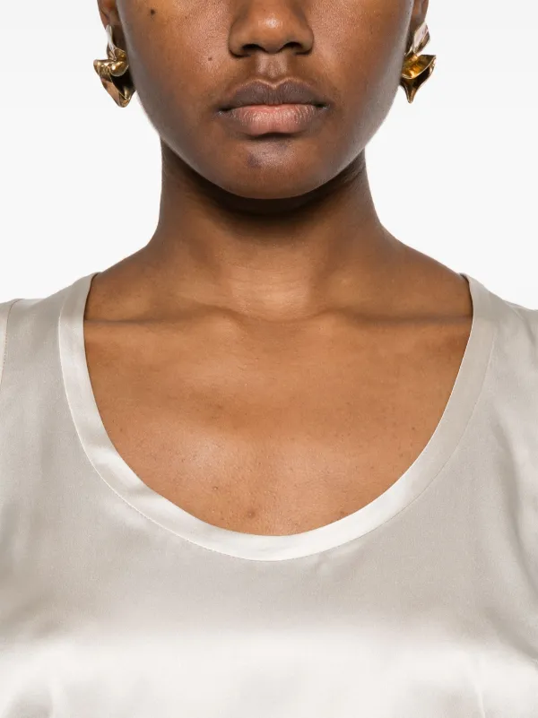 Brunello Cucinelli ノースリーブ トップ | グレー | FARFETCH JP