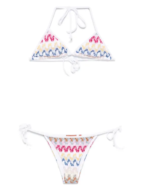 Missoni lamé-effect bikini