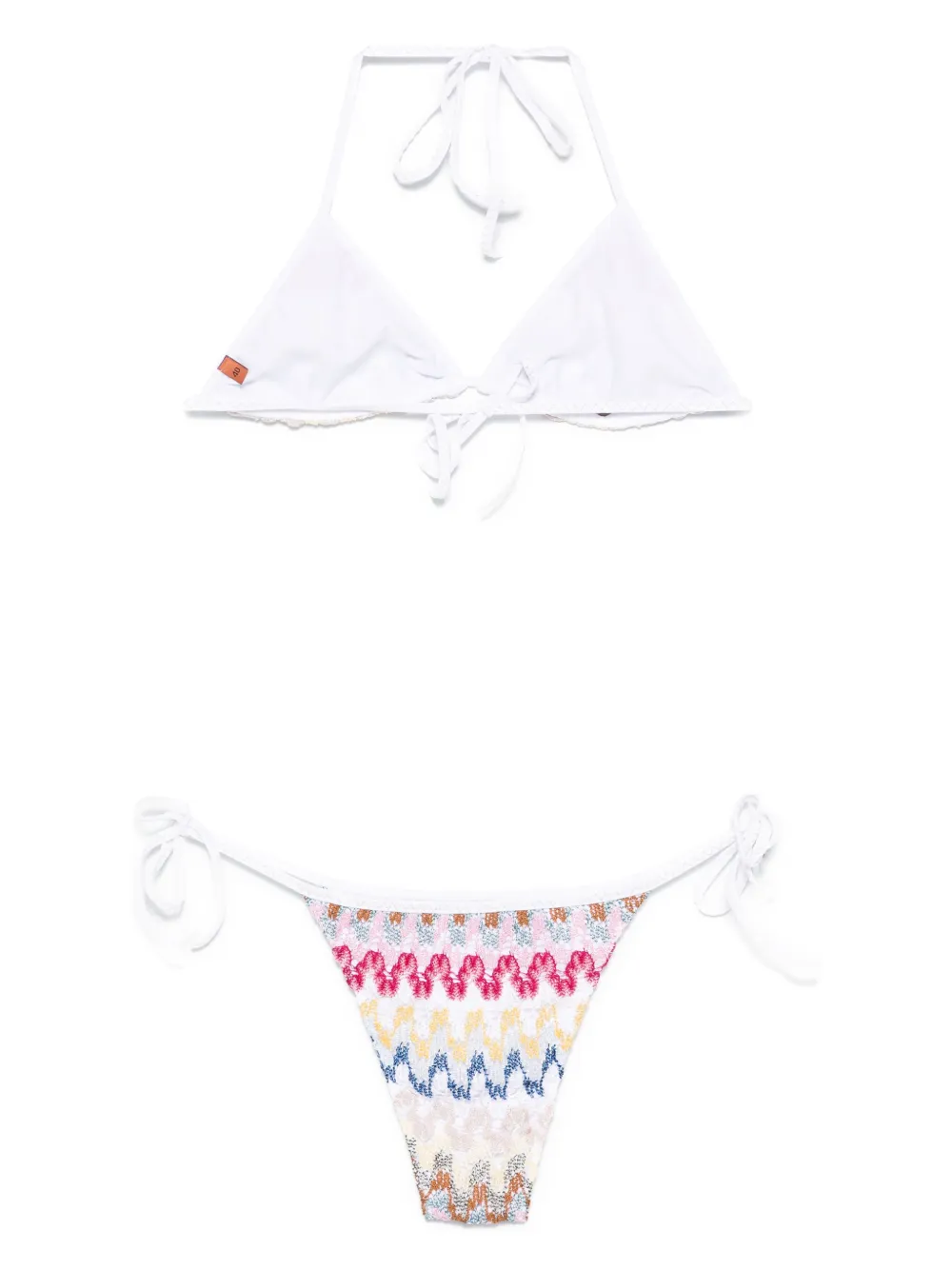 Missoni lamé-effect bikini - Wit