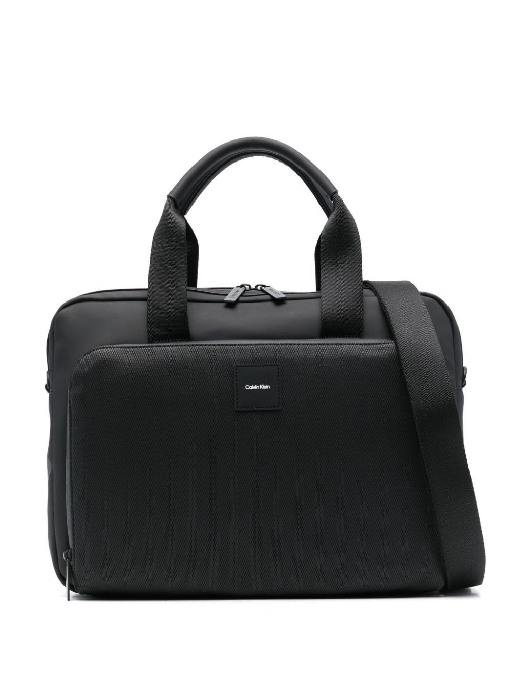 panelled laptop bag