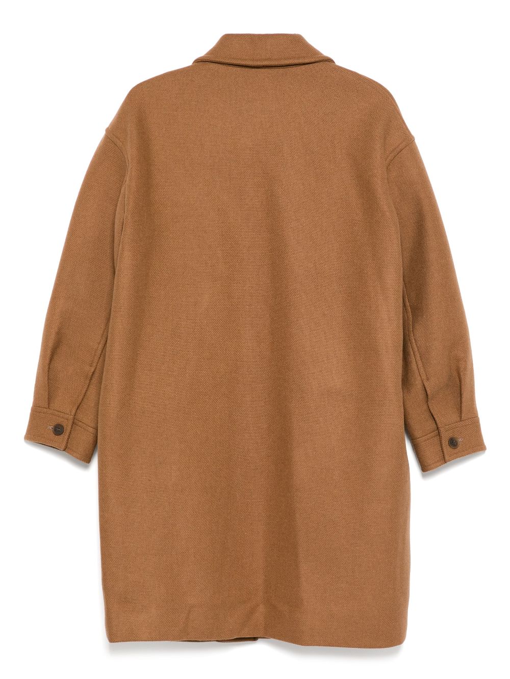 Maison Kitsuné Wollen jas - Beige