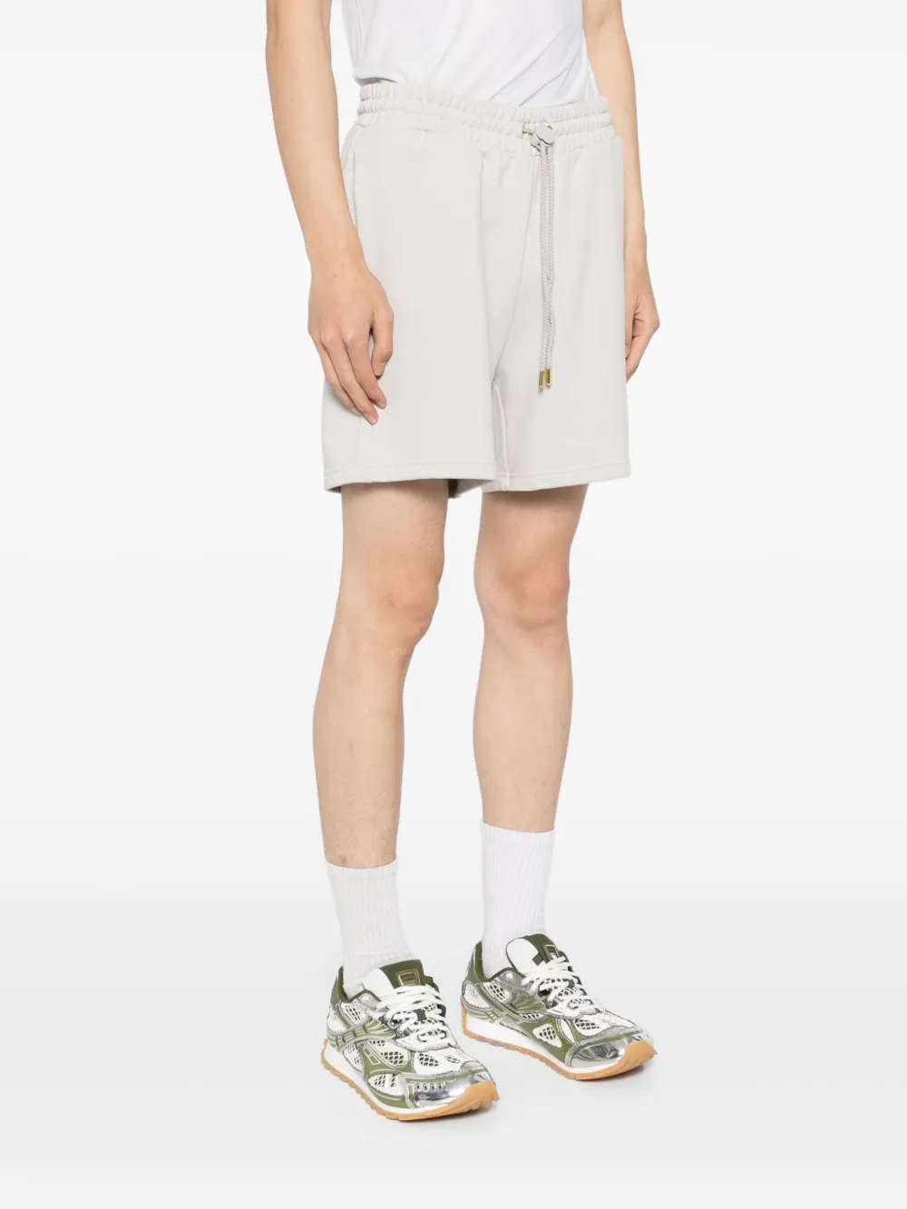 Casablanca Shorts met logopatch Grijs