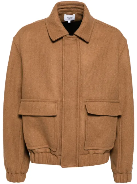 Maison Kitsuné куртка с косым воротником