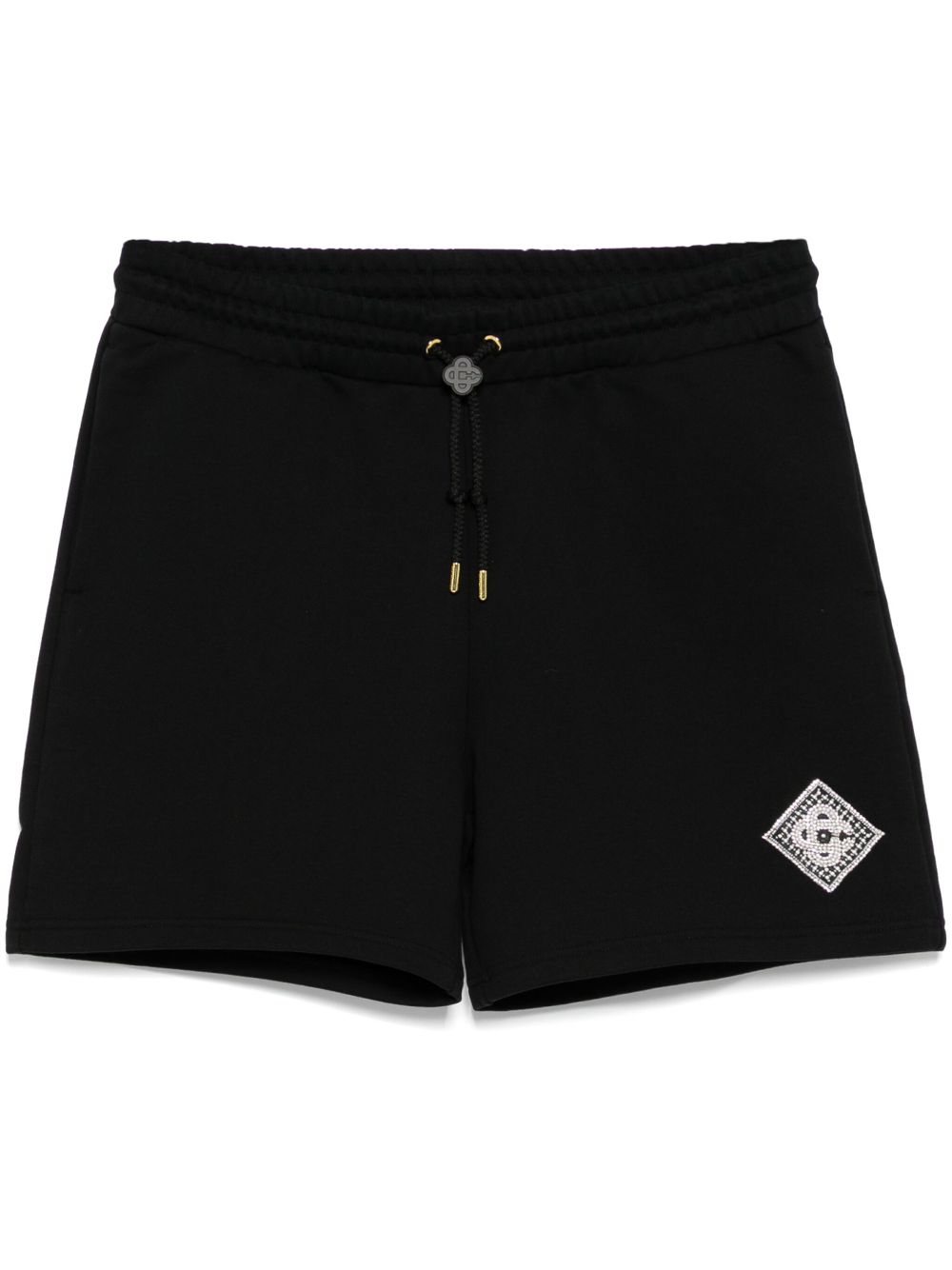 Casablanca Shorts met logopatch Zwart