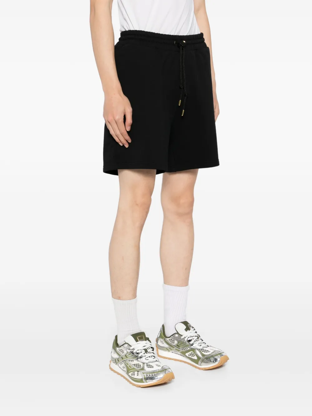 Casablanca Shorts met logopatch Zwart