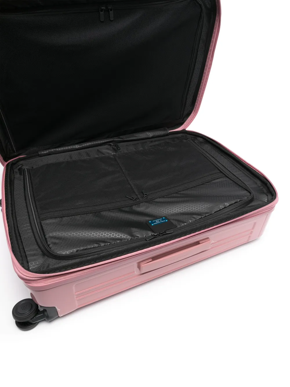 Piquadro Medium Hardside Spinner In Pink