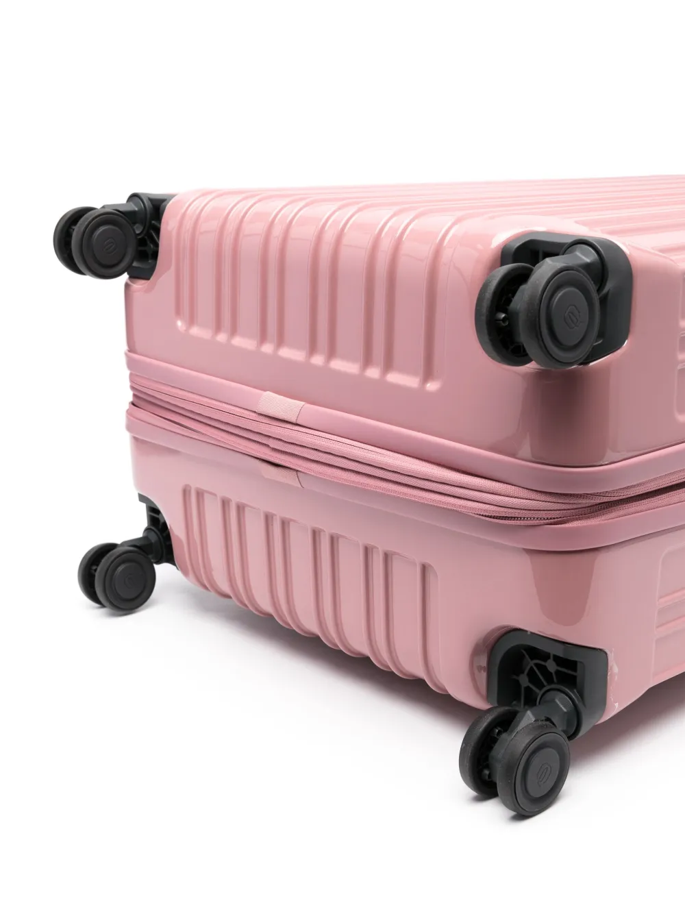 Piquadro Medium Hardside Spinner In Pink