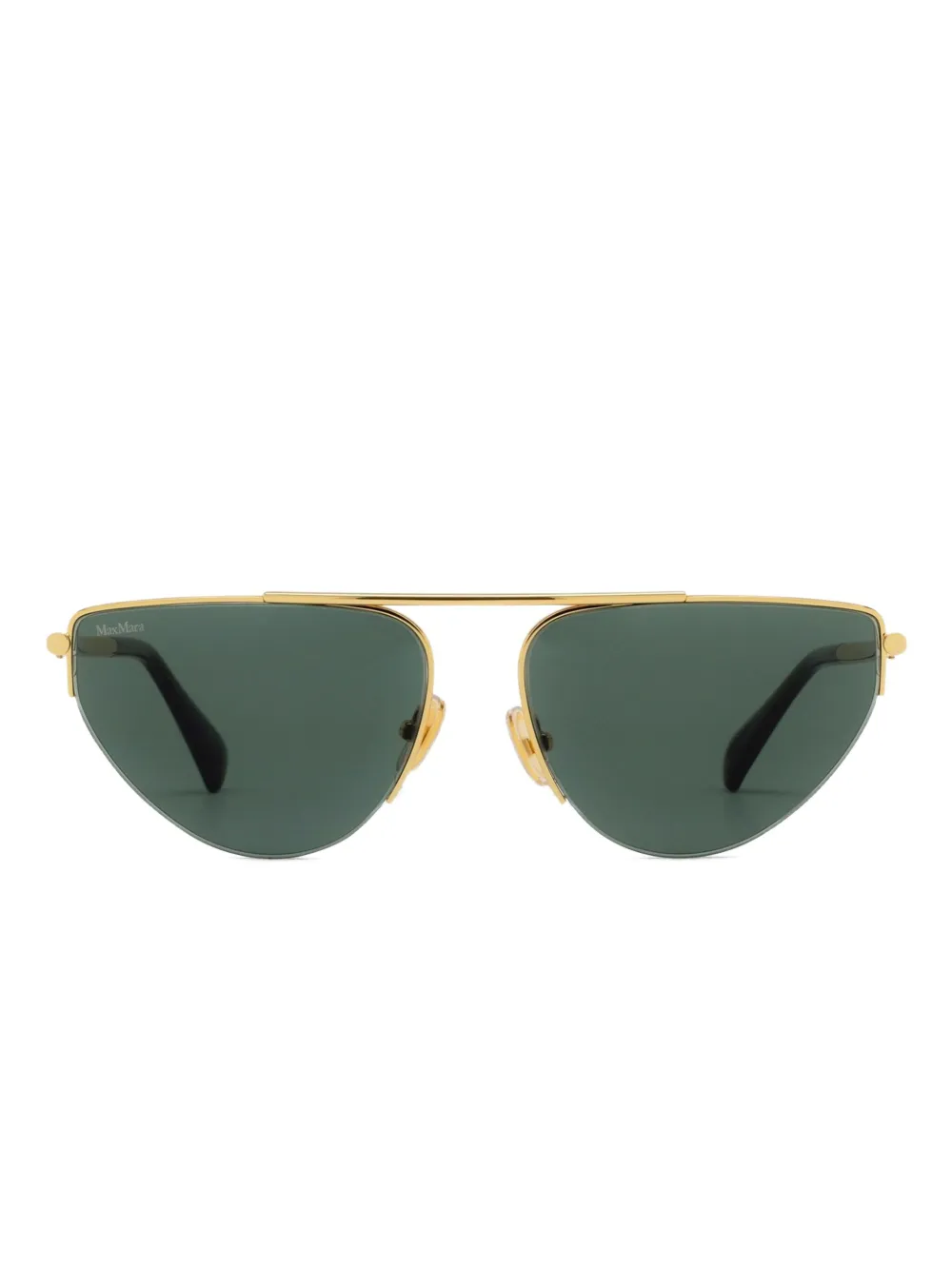 Max Mara Eyewear geometric-frame sunglasses | Gold | Image 1