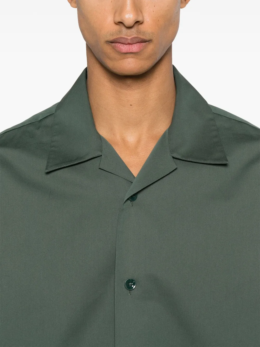 Jil Sander Popeline overhemd Groen