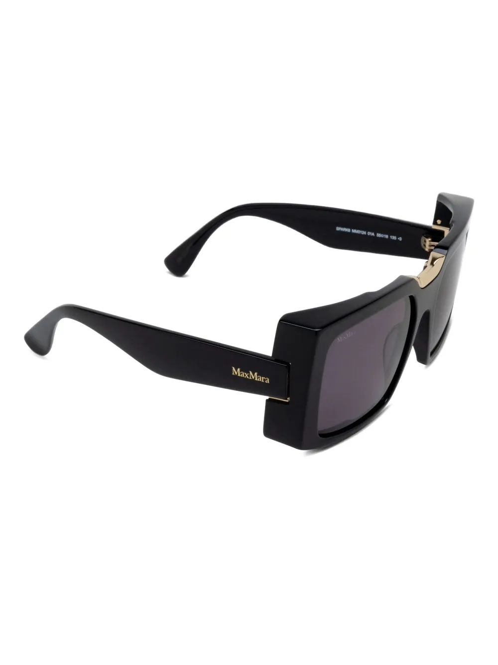 Max Mara Eyewear MM0124 Shiny Black Zwart