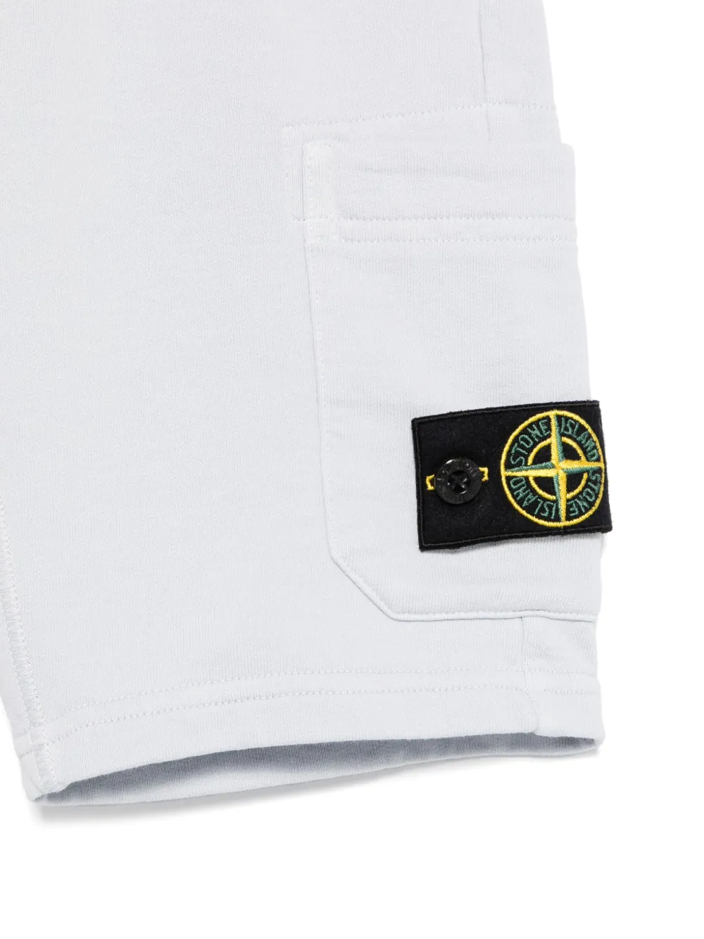Stone Island Junior Shorts met Compass-logopatch Blauw