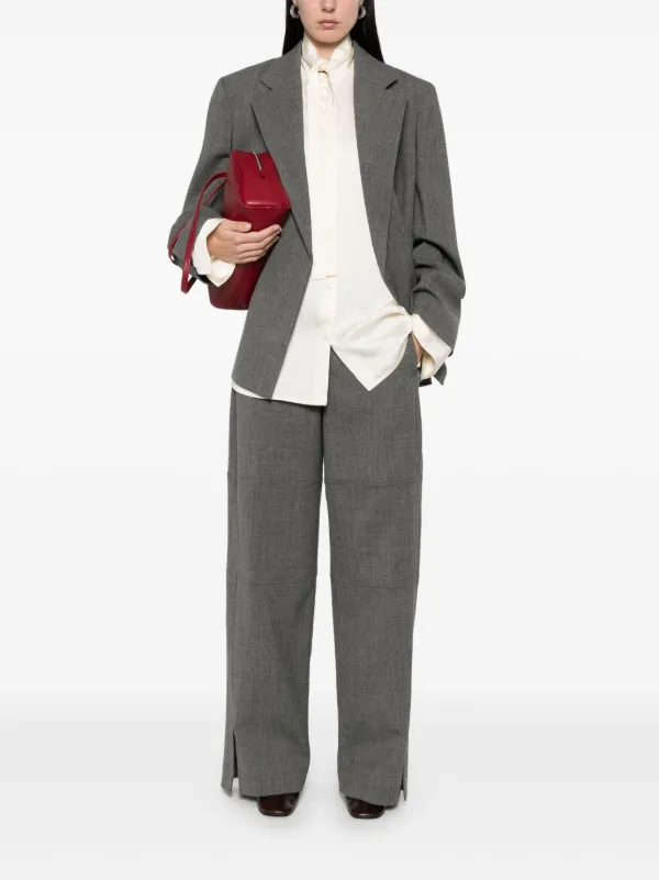 Jil Sander サテンシャツ | ニュートラル | FARFETCH JP
