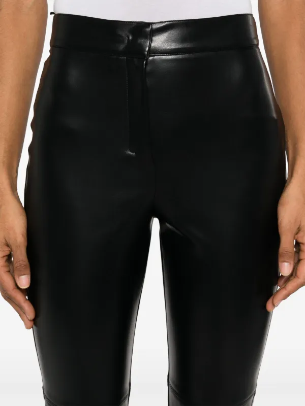 S MAX MARA EDGARD クロップド丈コーティング生地パンツ S Max Mara Edgard パンツ | ブラック | FARFETCH JP