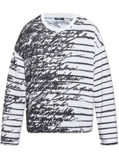Balmain playera Love Letter