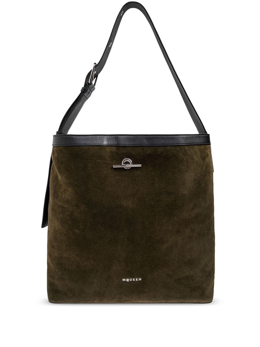 Alexander McQueen suede tote bag - Green