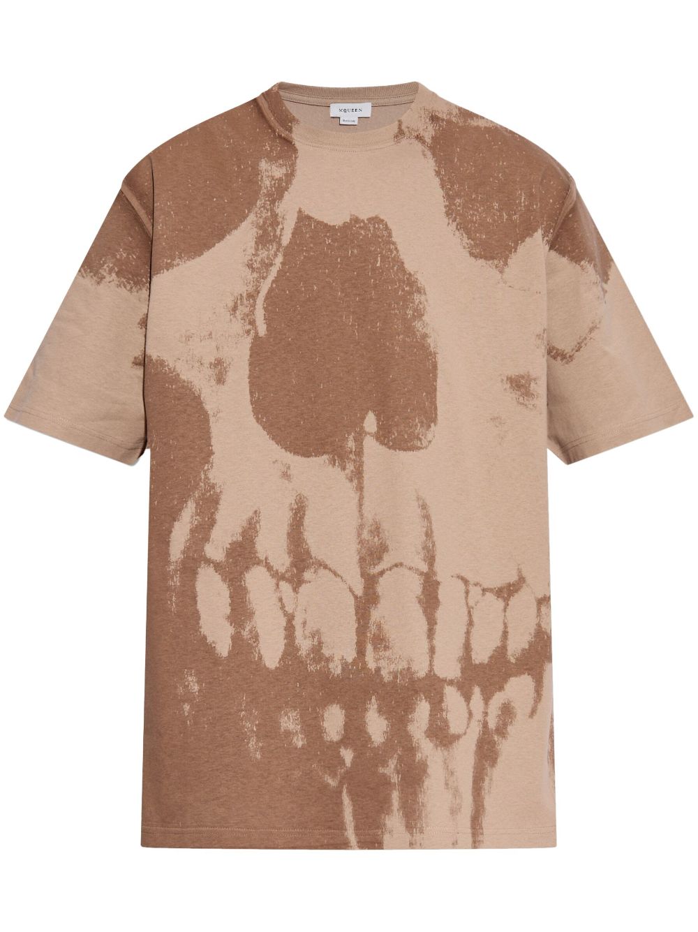 Alexander McQueen skull-print T-shirt - Neutrals