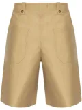 Alexander McQueen cotton bermuda shorts - Neutrals