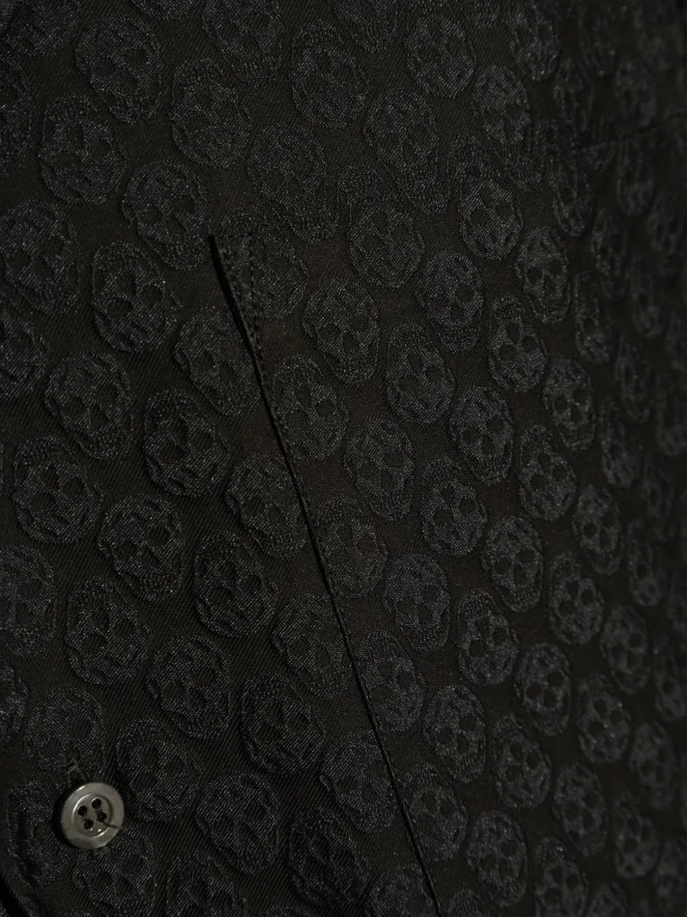 Alexander McQueen Overhemd met print Zwart