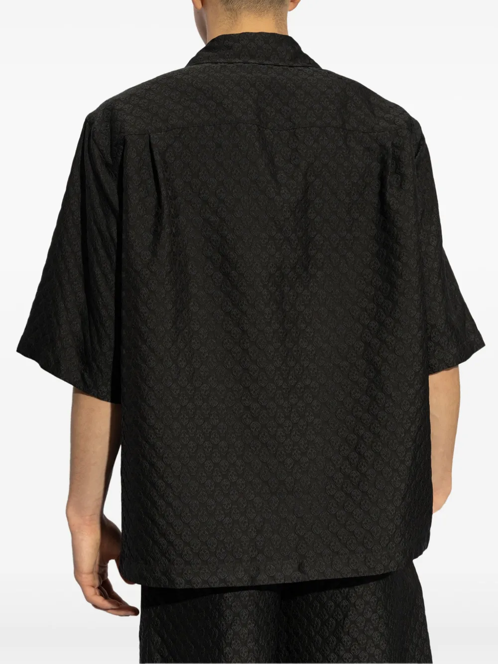 Alexander McQueen Overhemd met print Zwart