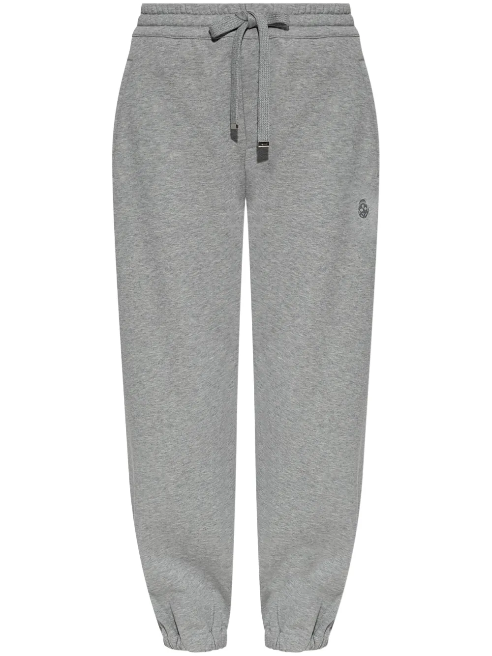 Alexander Mcqueen Alexander Mc Queen Logo Cotton Sweatpants In Grey