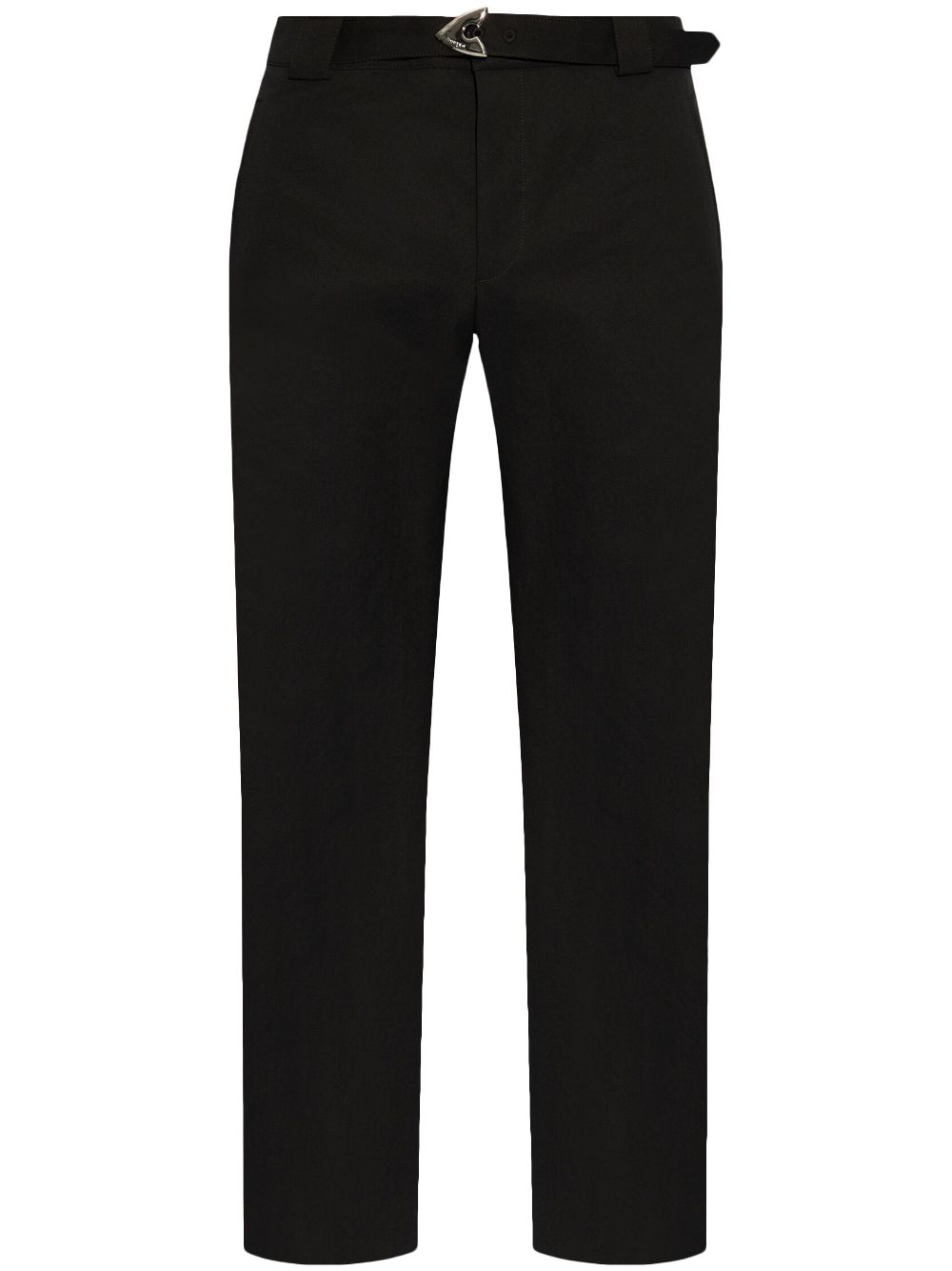 straight-leg tailored trousers