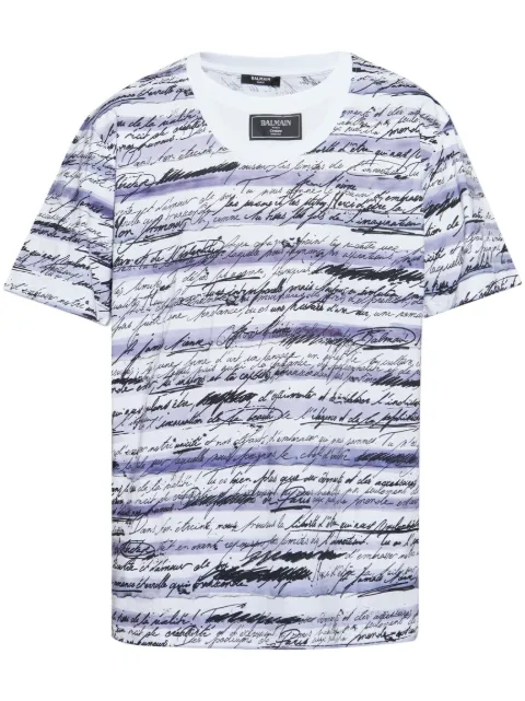Balmain playera Love Letter