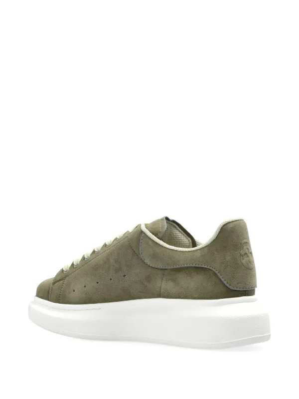 Alexander McQueen Oversized Suede Sneakers | Grey | FARFETCH