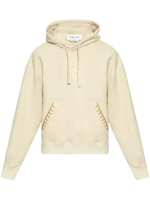 Alexander McQueen hoodie con motivo Skull