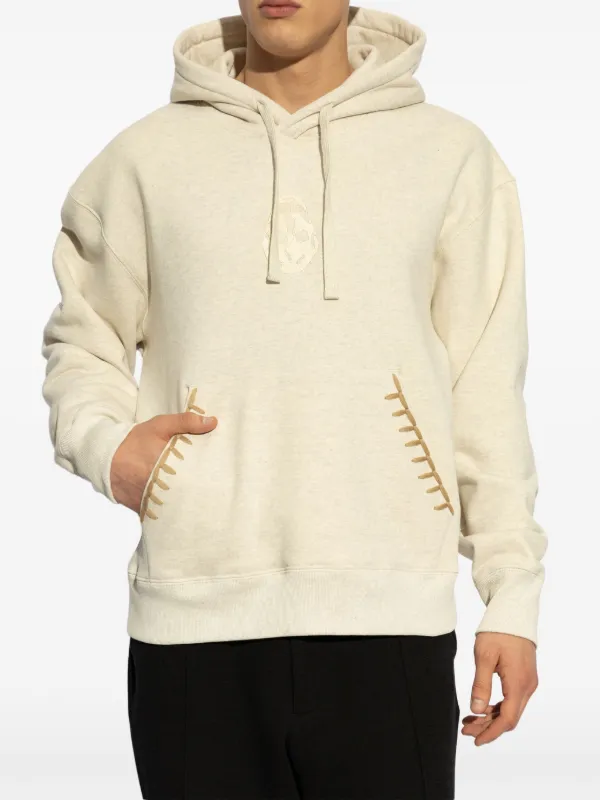 パーカー・フーディ alexander mcqueen SWEATSHIRT WITH EMBROIDERED SKULL Alexander Mcqueen Black Embroidered Papercut Skull Hoodie