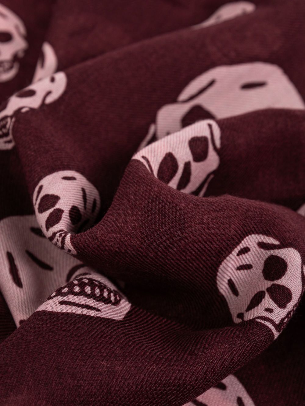 Alexander McQueen Classic Skull scarf - Rood