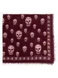 Alexander McQueen Classic Skull scarf - Red