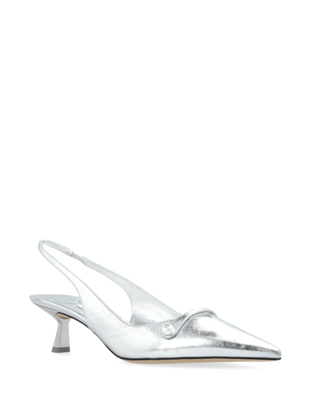 Jimmy Choo 45mm Amita pumps - Zilver