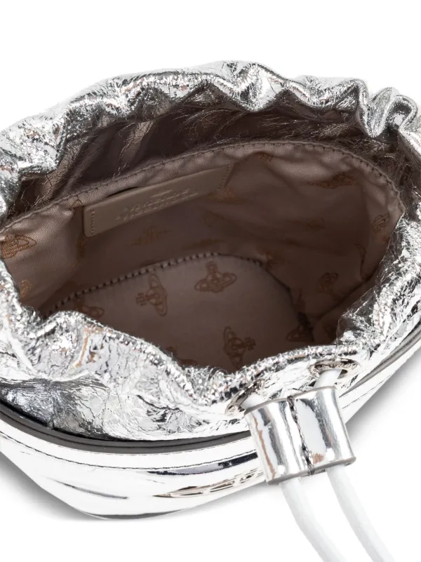 Vivienne Westwood Orb-plaque Bucket Bag | Silver | FARFETCH