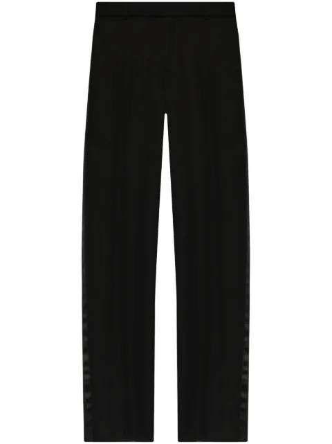 Alexander McQueen pantalones anchos con bolsillos