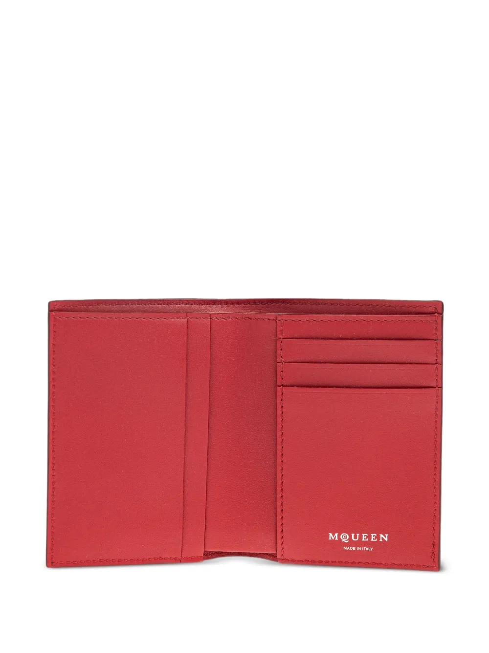 Alexander McQueen Portemonnee met logo Rood