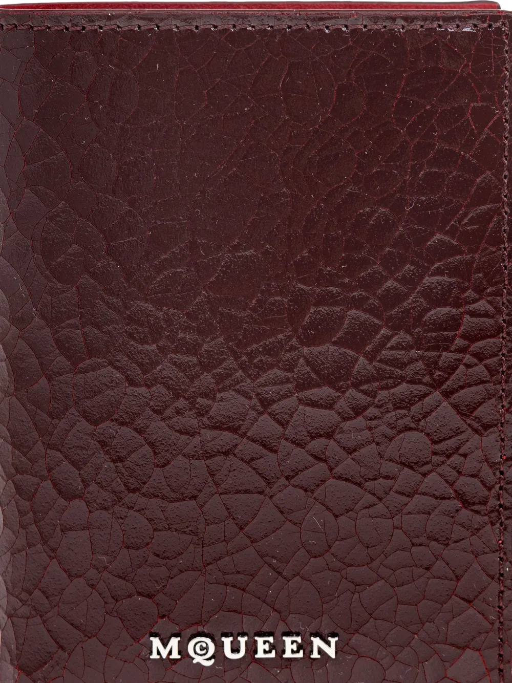 Alexander McQueen Portemonnee met logo Rood